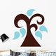 Abstract Technicolor Tree Wall Decal