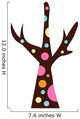 Bare Abstract Technicolor Tree Wall Decal