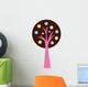 Fruity Abstract Technicolor Tree Wall Decal