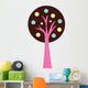 Fruity Abstract Technicolor Tree Wall Decal