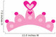 Cute Pink Princess Tiara Wall Decal