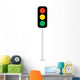Free Standing Traffic Light Wall Decal