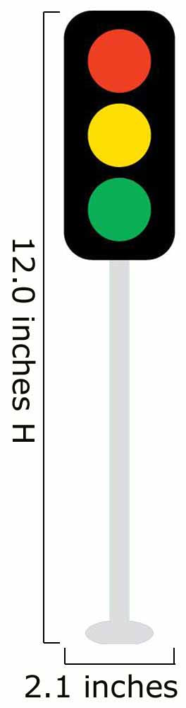 Free Standing Traffic Light Wall Decal