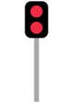 Cartoon Free Standing Red Wall Decal
