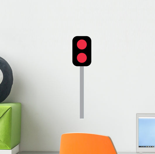 Cartoon Free Standing Red Wall Decal
