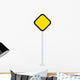Cartoon Free Standing Yield Wall Decal