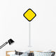 Cartoon Free Standing Yield Wall Decal