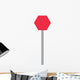 Cartoon Freestanding Stop Sign Wall Decal