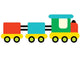 Cute Train Wall Decal