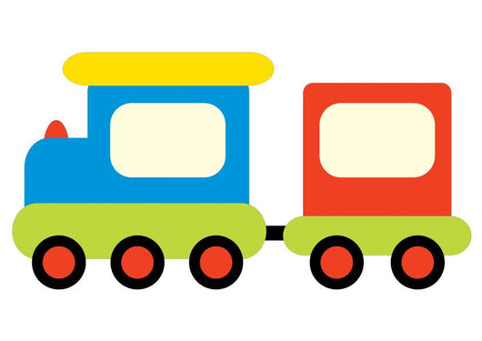 Cute Train Wall Decal