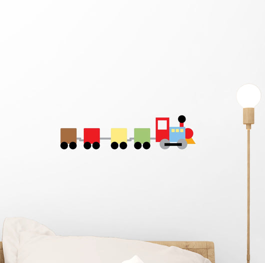 Cute Cartoon Train Wall Decal