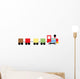 Cute Cartoon Train Wall Decal