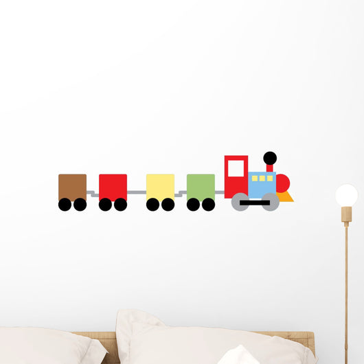 Cute Cartoon Train Wall Decal