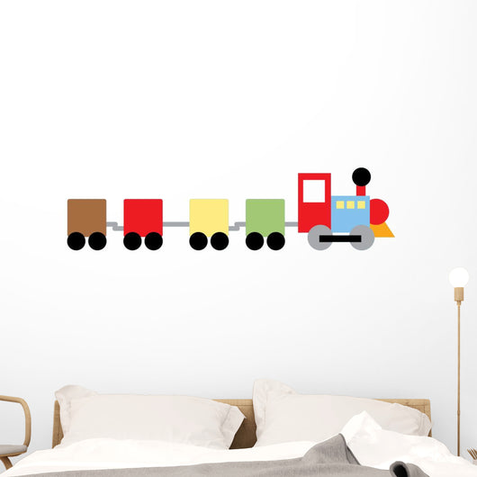 Cute Cartoon Train Wall Decal