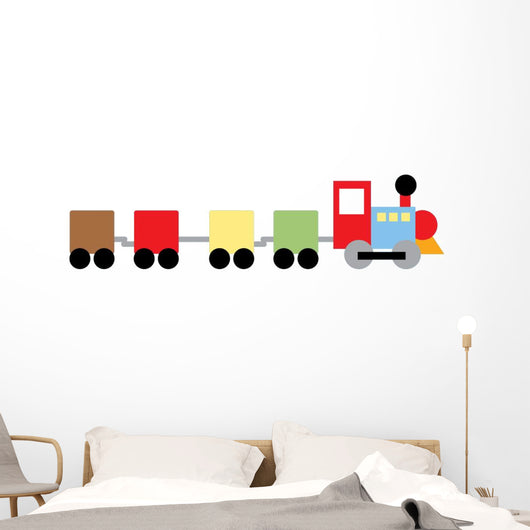 Cute Cartoon Train Wall Decal