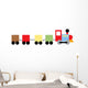 Cute Cartoon Train Wall Decal