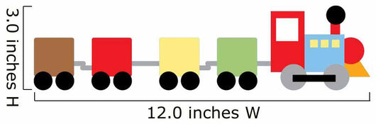Cute Cartoon Train Wall Decal