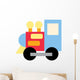 Cute Cartoon Train Wall Decal