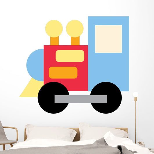 Cute Cartoon Train Wall Decal