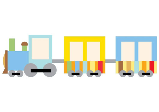 Cute Cartoon Train Wall Decal