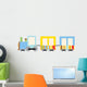 Cute Cartoon Train Wall Decal