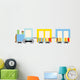 Cute Cartoon Train Wall Decal