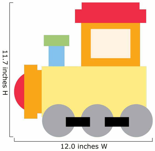 Cute Little Train Wall Decal