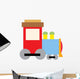 Cute Blue and Red Wall Decal