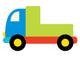Cute Cartoon Truck Wall Decal