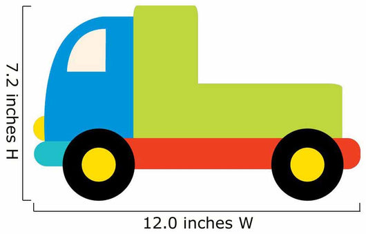 Cute Cartoon Truck Wall Decal