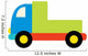 Cute Cartoon Truck Wall Decal