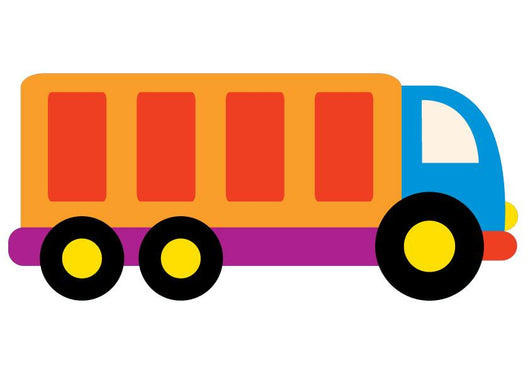 Cute Cartoon Truck Wall Decal