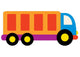 Cute Cartoon Truck Wall Decal