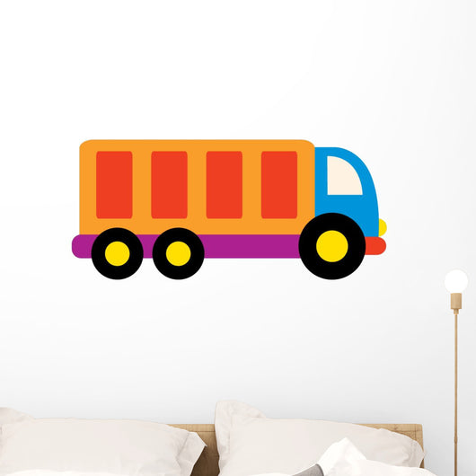 Cute Cartoon Truck Wall Decal