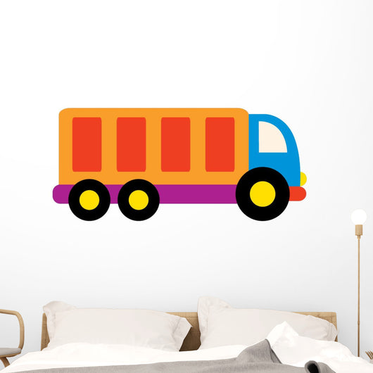 Cute Cartoon Truck Wall Decal
