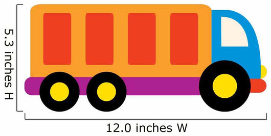 Cute Cartoon Truck Wall Decal
