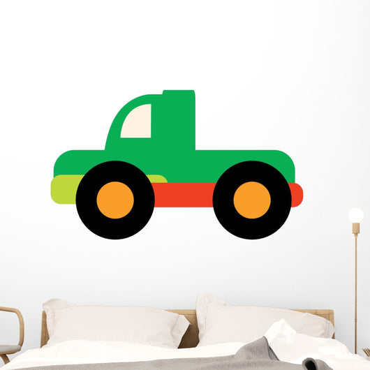 Cute Cartoon Truck Wall Decal