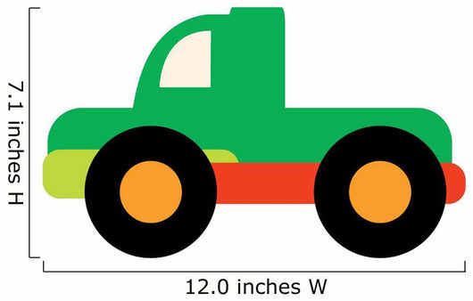 Cute Cartoon Truck Wall Decal