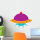 Cute Ufo Wall Decal