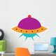 Cute Ufo Wall Decal