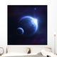 Earth and Moon Outer Wall Decal