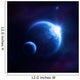 Earth and Moon Outer Wall Decal