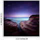 Two Large Rocks Sea Wall Decal