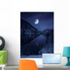 Moon Rising over Tranquil Wall Decal Design 3