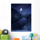 Moon Rising over Tranquil Wall Decal Design 3