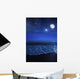 Tranquil Ocean Night against Wall Decal Design 2