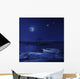 Boat Moored near Icy Wall Decal