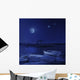 Boat Moored near Icy Wall Decal