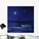 Boat Moored near Icy Wall Decal