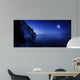 Moon Rising over Tranquil Wall Decal Design 2